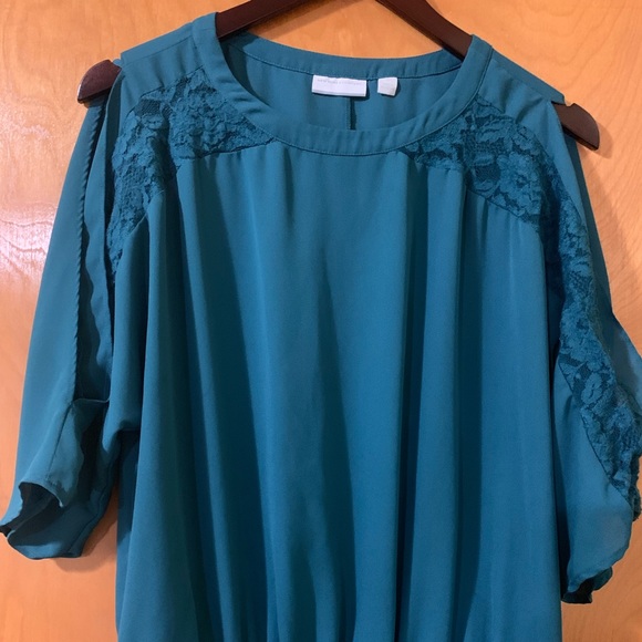 New York & Company Tops - New York & Company Cold-Shoulder Shirt